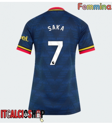 Arsenal Bukayo Saka #7 Seconda Maglia Femmina 2026-27 Manica Corta